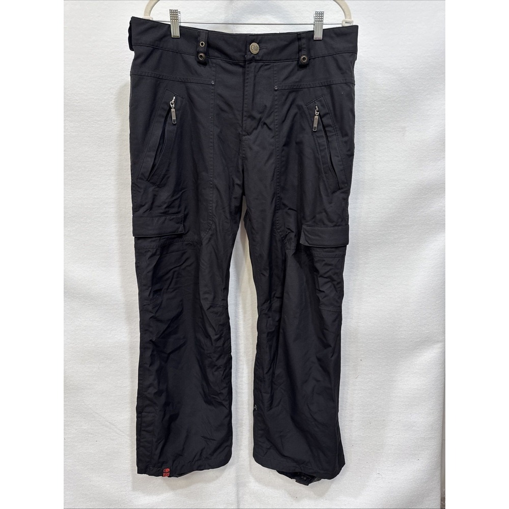BONFIRE Men's Dry Level 1 Classic Fit Snow Pants 10K H2O proof 8K Black Large